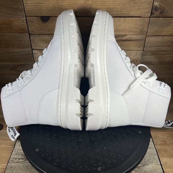 Dr. Martens Women's Size 7 Combs Poly Casual Lace Up Boot White Ajax - Picture 9 of 10